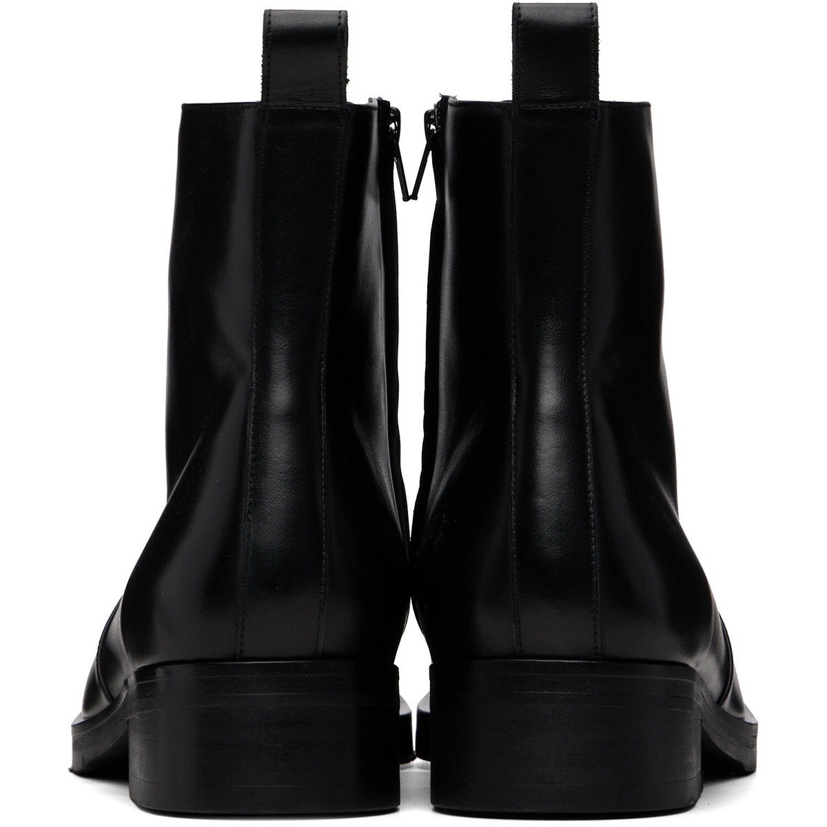 Studio Nicholson Black Square Boots