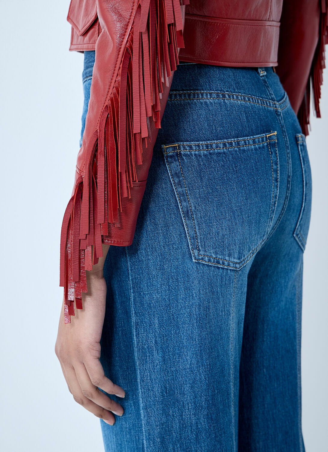 Chloé Fringed Leather Jacket