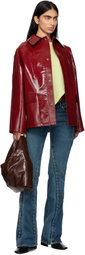 KASSL Editions Red Original Hip Lacquer Jacket