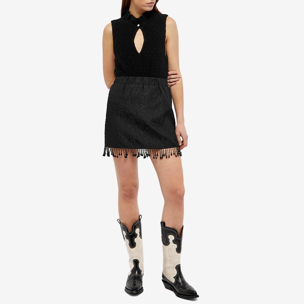 long sleeve ruffle hem mini dress Black Floral Lace Long Sleeve Ruffle Hem Mini Dress