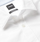 Hugo Boss - Lukas Cotton and Linen-Blend Shirt - White