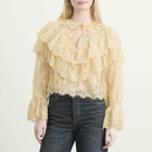 RIXO Women's Faryn Top in Vintage Cream