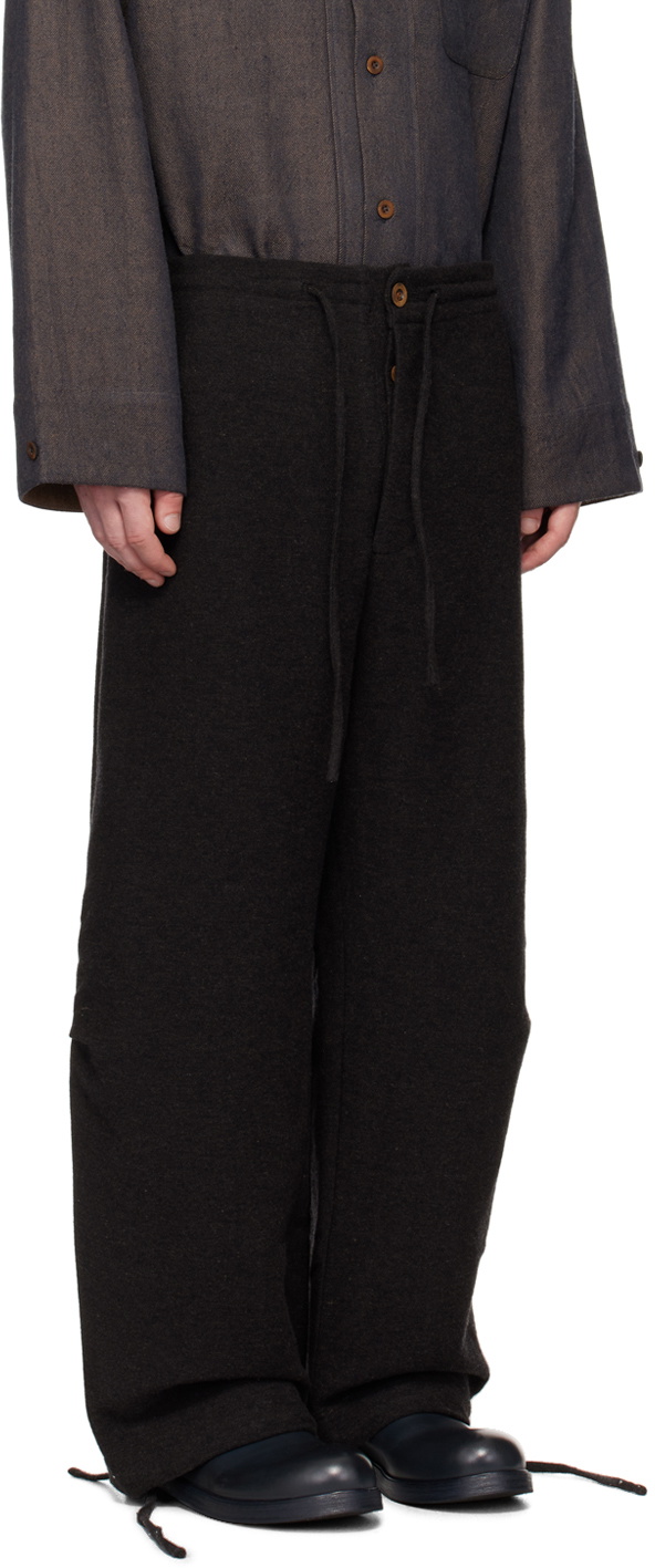 Aviva Jifei Xue Black Parachute Trousers