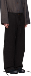 Aviva Jifei Xue Black Parachute Trousers