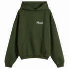 Picante Men's Tailor Chain-Stitch Hoodie in Kombu Green