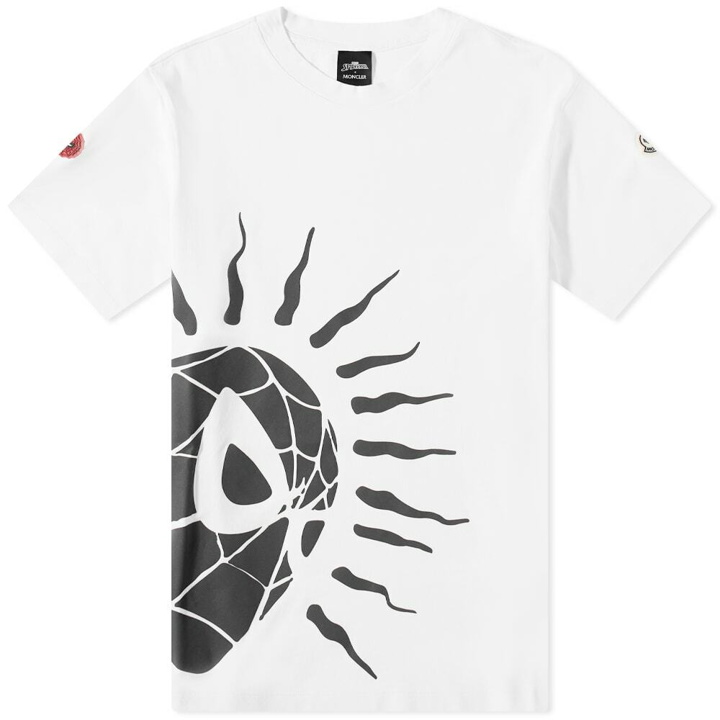 Photo: Moncler x Spiderman Side Print T-Shirt in White