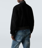 RRL Mason suede bomber jacket