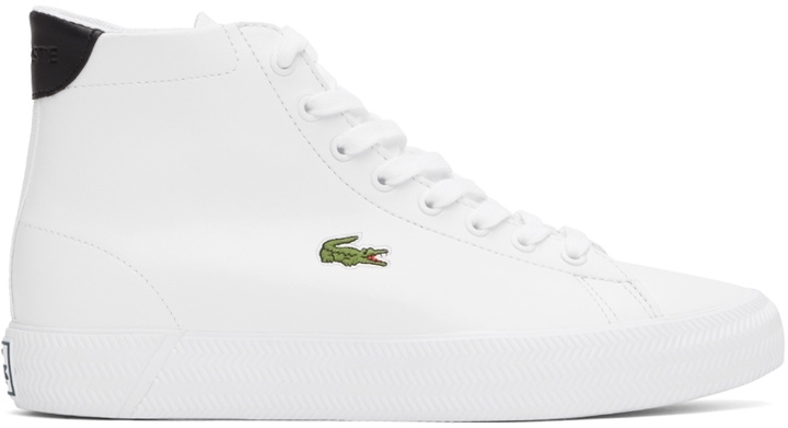 Photo: Lacoste White Gripshot Mid Sneakers