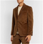 SALLE PRIVÉE - Esben Slim-Fit Cotton-Corduroy Suit Jacket - Brown