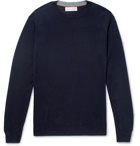 Brunello Cucinelli - Wool and Cashmere-Blend Sweater - Men - Navy