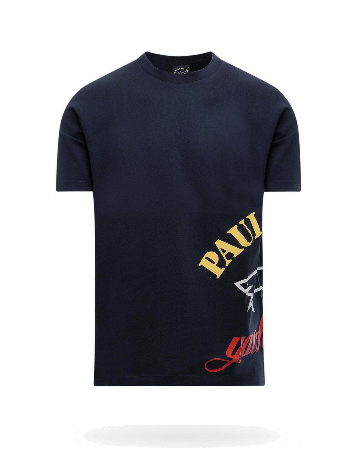Tシャツ・カットソー PAUL  SHARK Men T Shirts 22411073 013 BLUE Paul & Shark T Shirt Blue Mens Paul & Shark