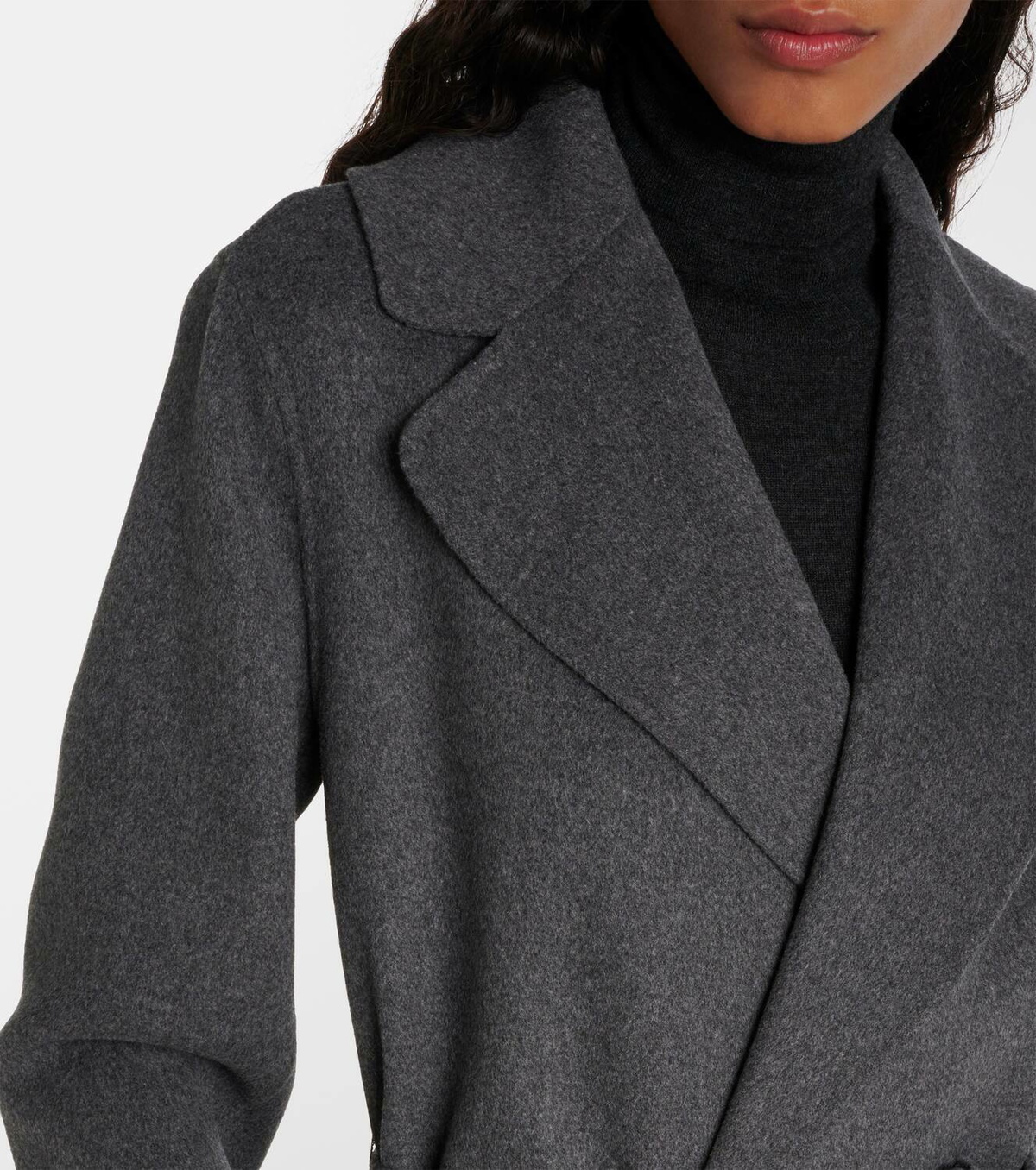 S Max Mara Poldo wool wrap coat S Max Mara