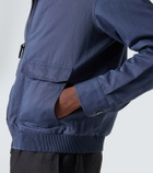 Brioni Linen and cotton blouson jacket