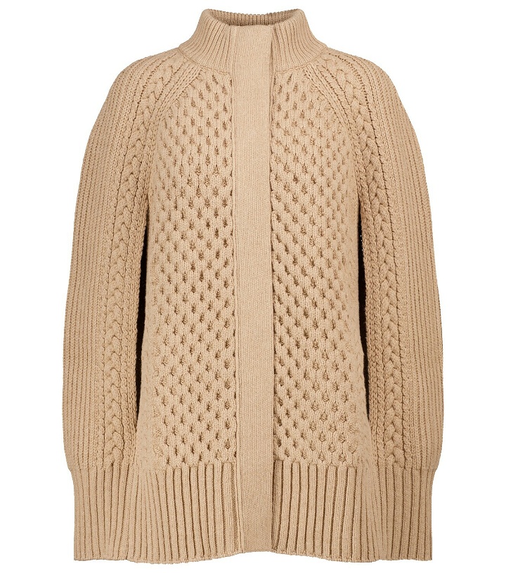 Photo: Alexander McQueen Wool and cashmere cape