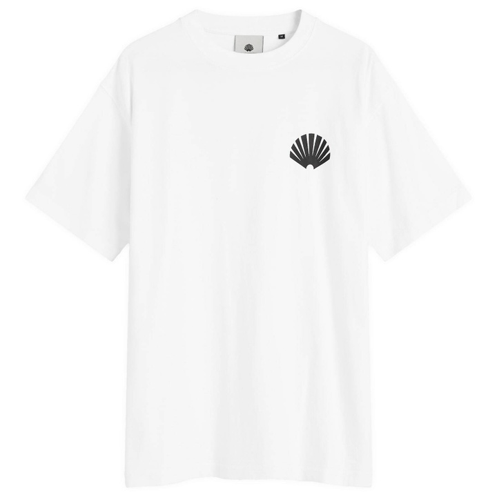 Photo: New Amsterdam Surf Association Men's Logo T-Shirt in White/Black