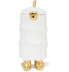 L'Objet - Haas Djuna Porcelain and Gold-Plated Carafe - White