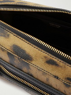 TOM FORD - Leopard-Print Full-Grain Leather Wash Bag