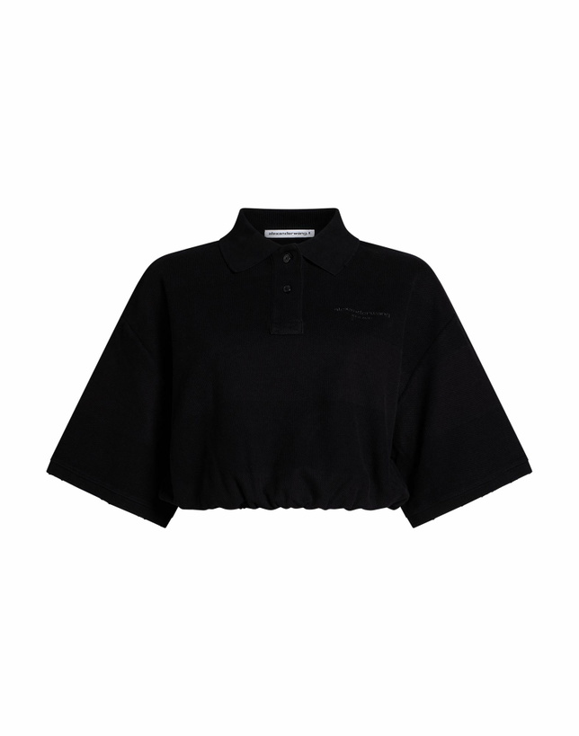 Photo: Alexanderwang. t Womens Polo shirt in Black