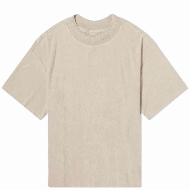 Photo: Merely Made Men's Oversized T-Shirt in Sand Beige