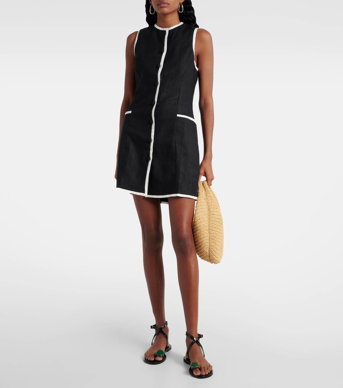 Faithfull Leria linen minidress Faithfull
