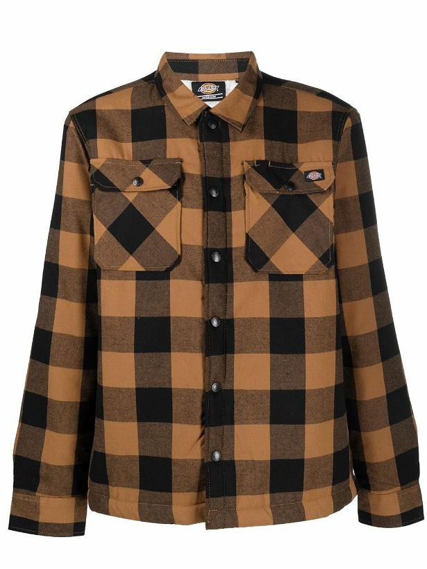 Photo: DICKIES CONSTRUCT - Checked Cotton Blend Shirt