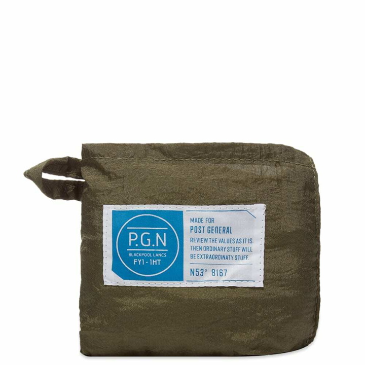 Photo: Post General Large Packable Parachute Bag in Olive