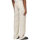 Botter Off-White Classic Pleat Trousers