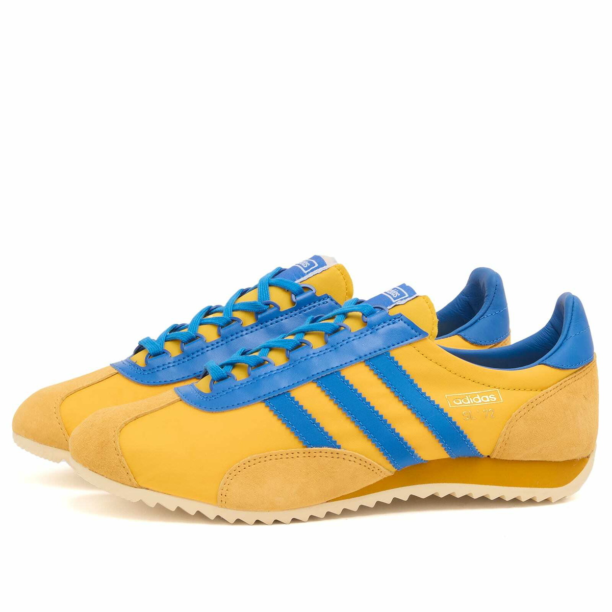 Adidas SL 72 PT sneaker in Bold Gold/Bright Royal/Team Royal Blue