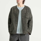 Kestin Men's Neist Cardigan in Moss Herringbone Wool