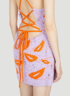 Marco Rambaldi Mouth Knit Mini Dress