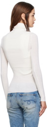 R13 Off-White Layered Vest & Sweater Set
