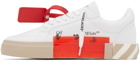 Off-White White & Beige Vulcanized Sneakers