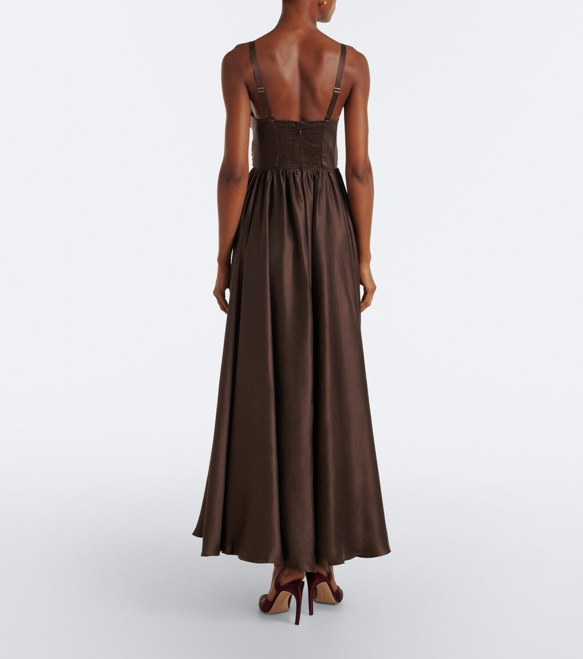 Zimmermann Draped silk maxi dress