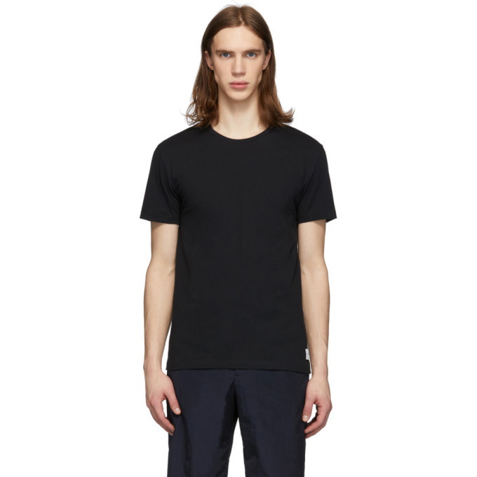 Photo: Paul Smith Black Contrast Stitch T-Shirt