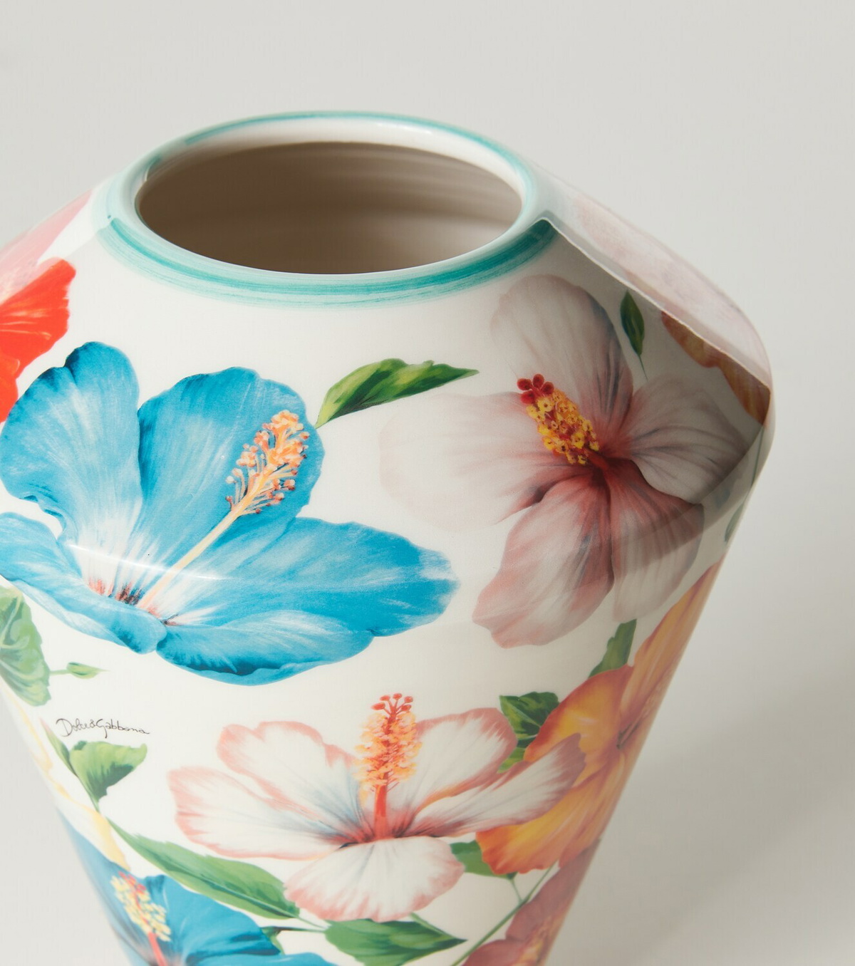 Dolce&Gabbana Casa Floral ceramic vase