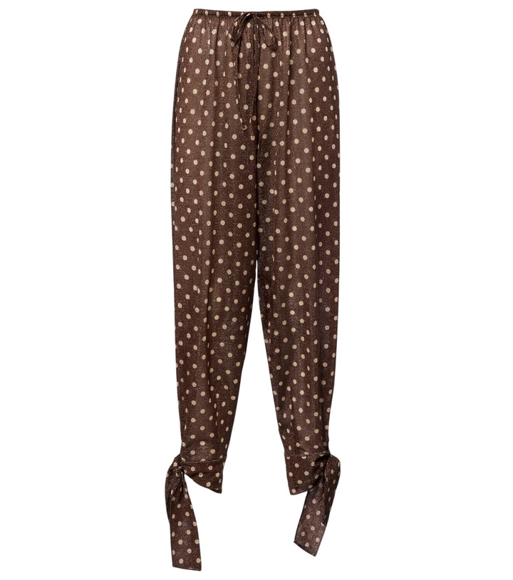 Photo: Oséree Lumière polka-dot tapered pants