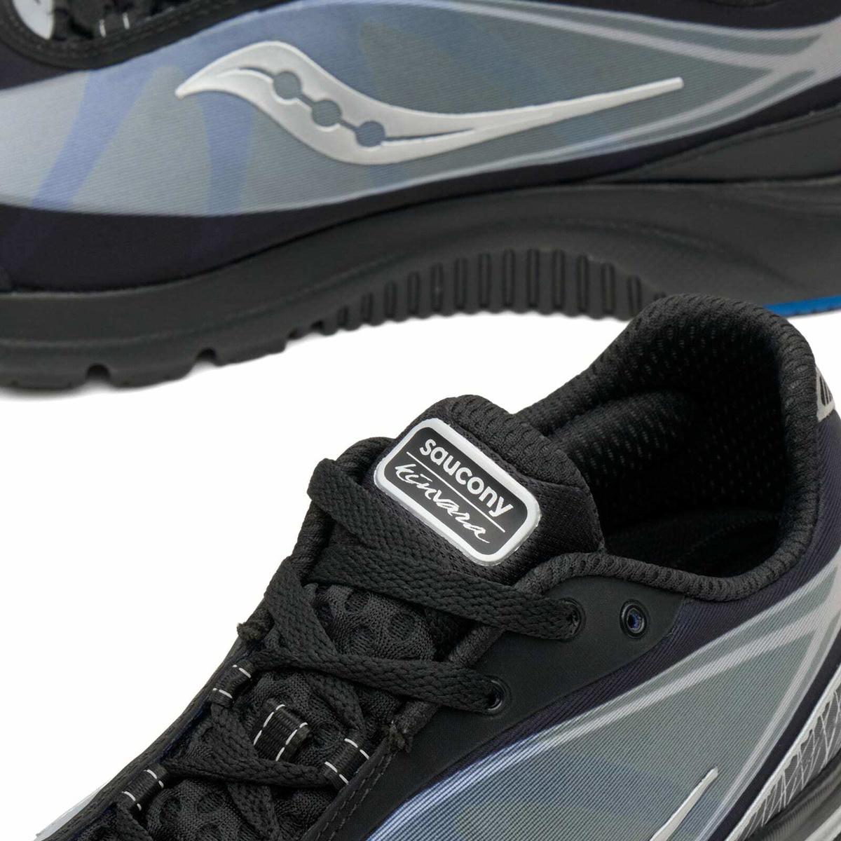 Saucony Men's Kinvara 1 Sneaker in Black/Blue