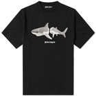 Palm Angels Men's Shark T-Shirt in Black/White