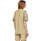 paria /FARZANEH Beige Hawaiian Short Sleeve Shirt