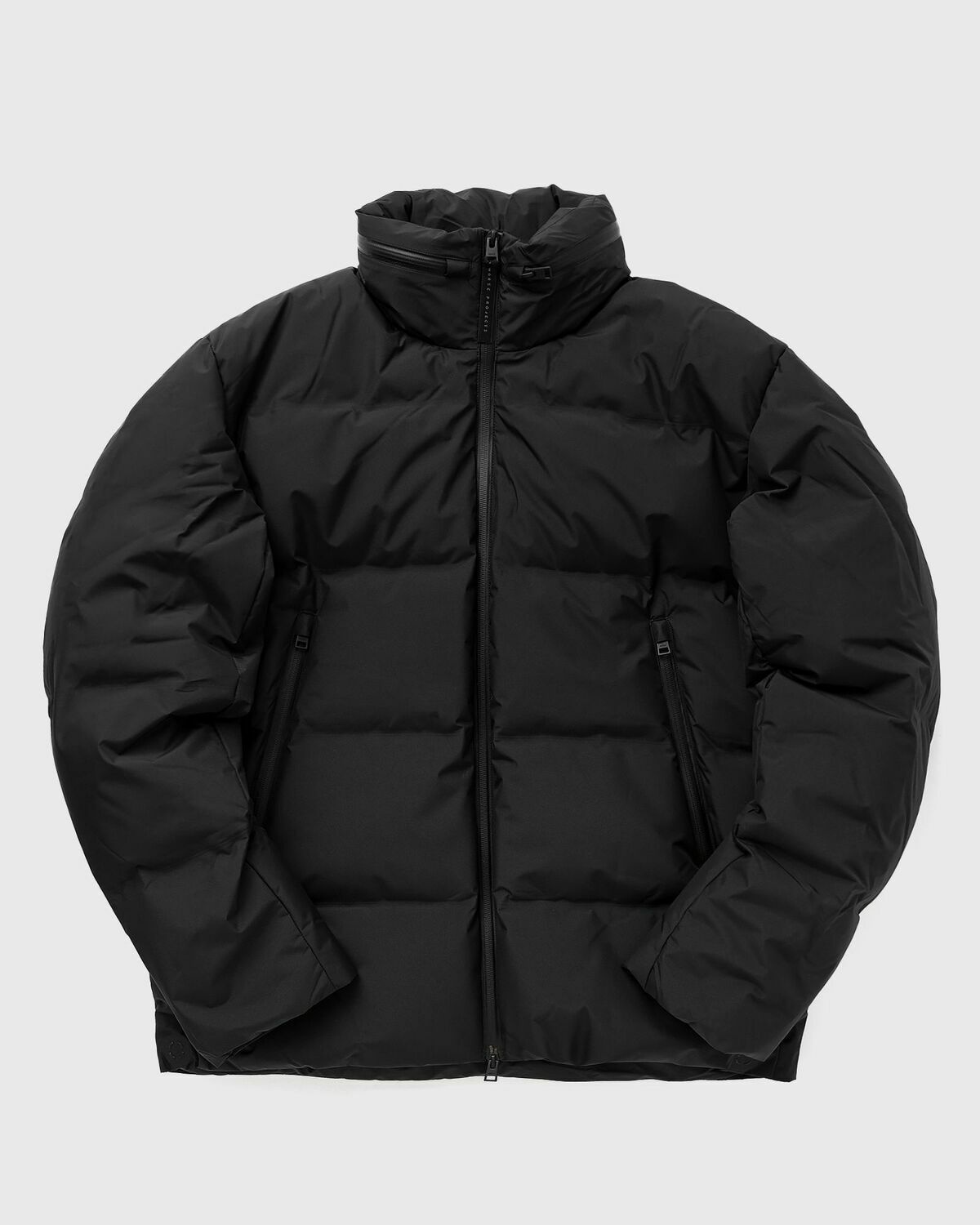 Norse Projects Stand Collar Short Down Jacket Black - Mens - Down ...