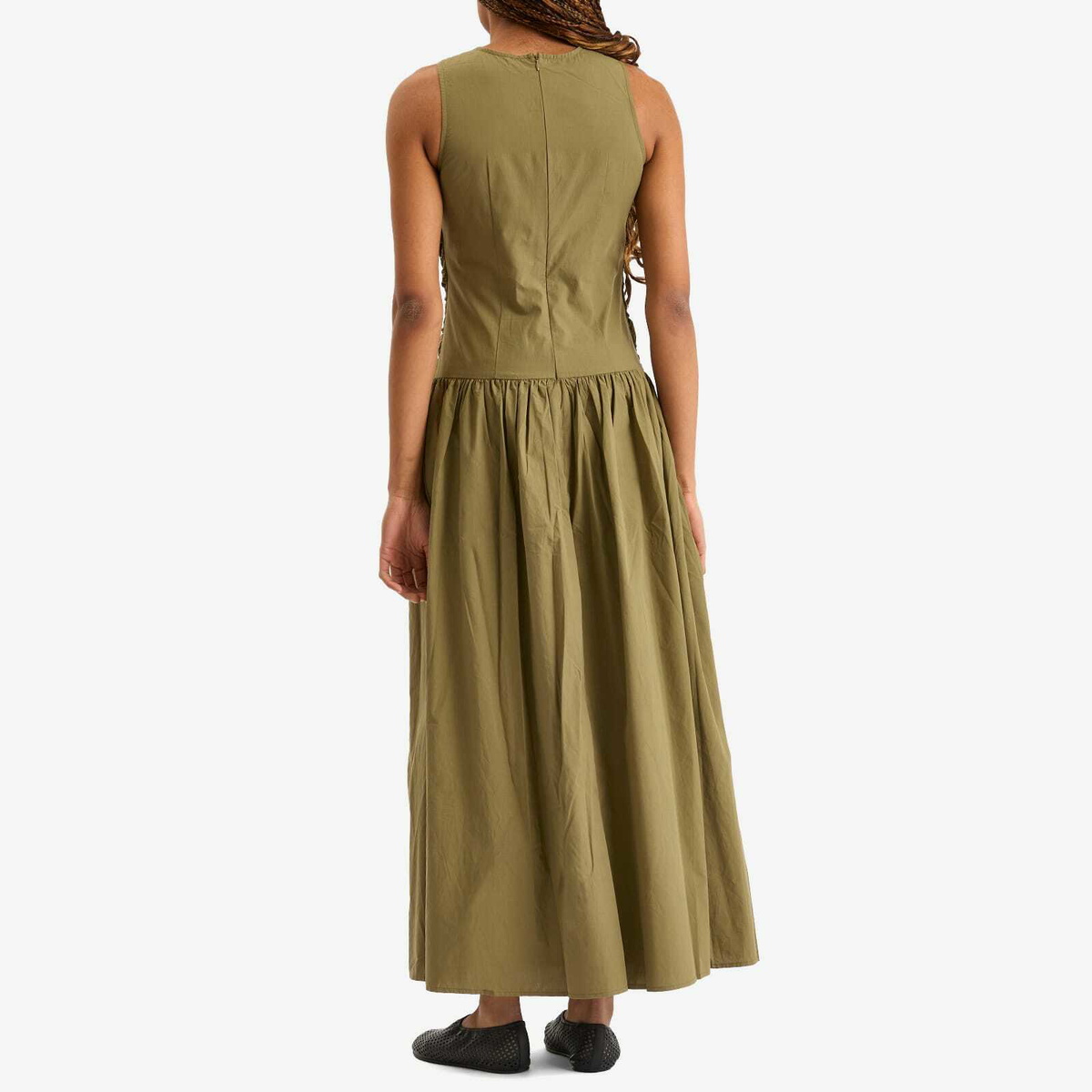 4th & Reckless Women's Zendaya Midi Dress in Khaki