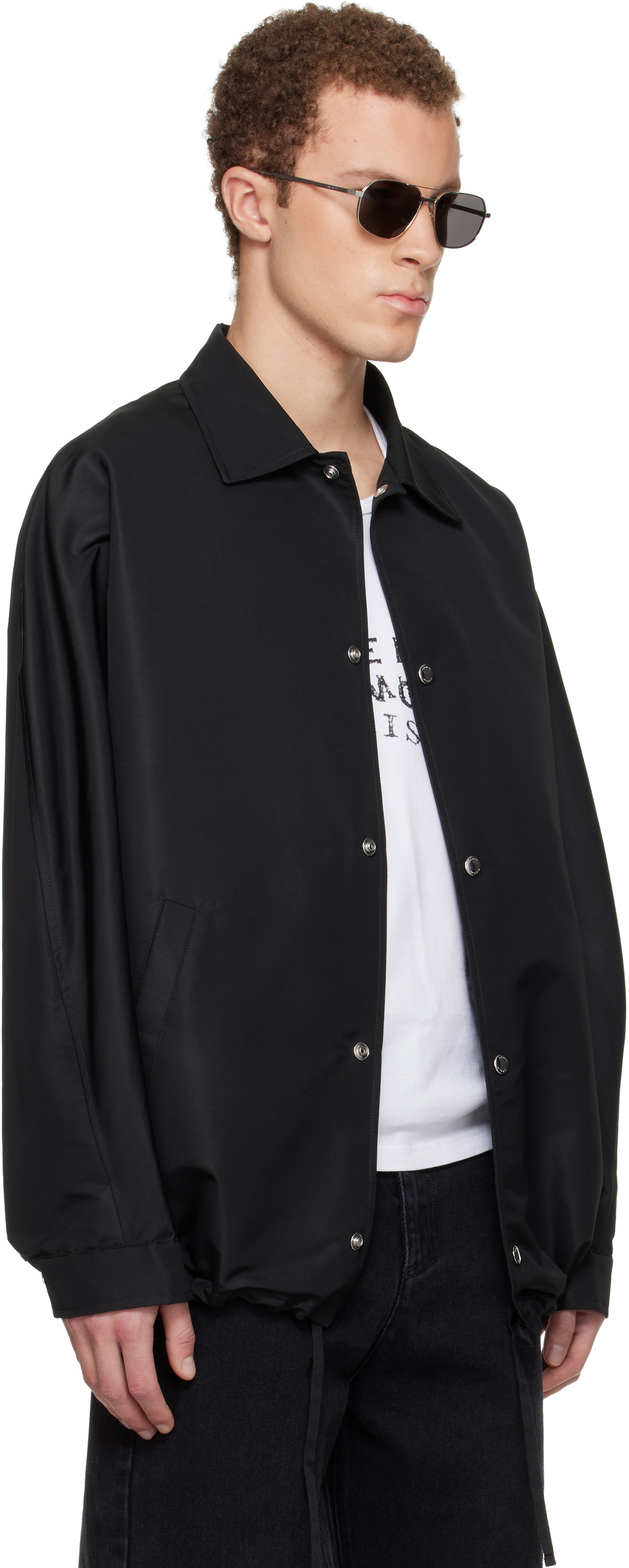 Givenchy Black Coach Jacket