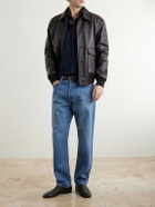 Canali - Herringbone Cotton and Lyocell-Blend Shirt - Blue