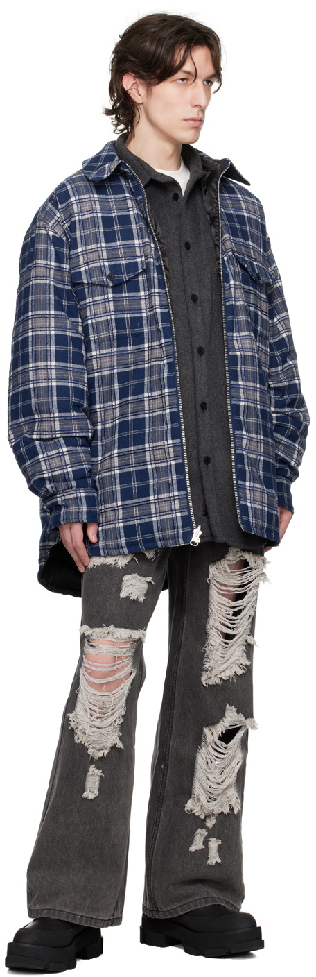 Stolen Girlfriends Club Navy & Black Inland Reversible Down Jacket