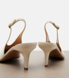 Chloé Leather slingback pumps