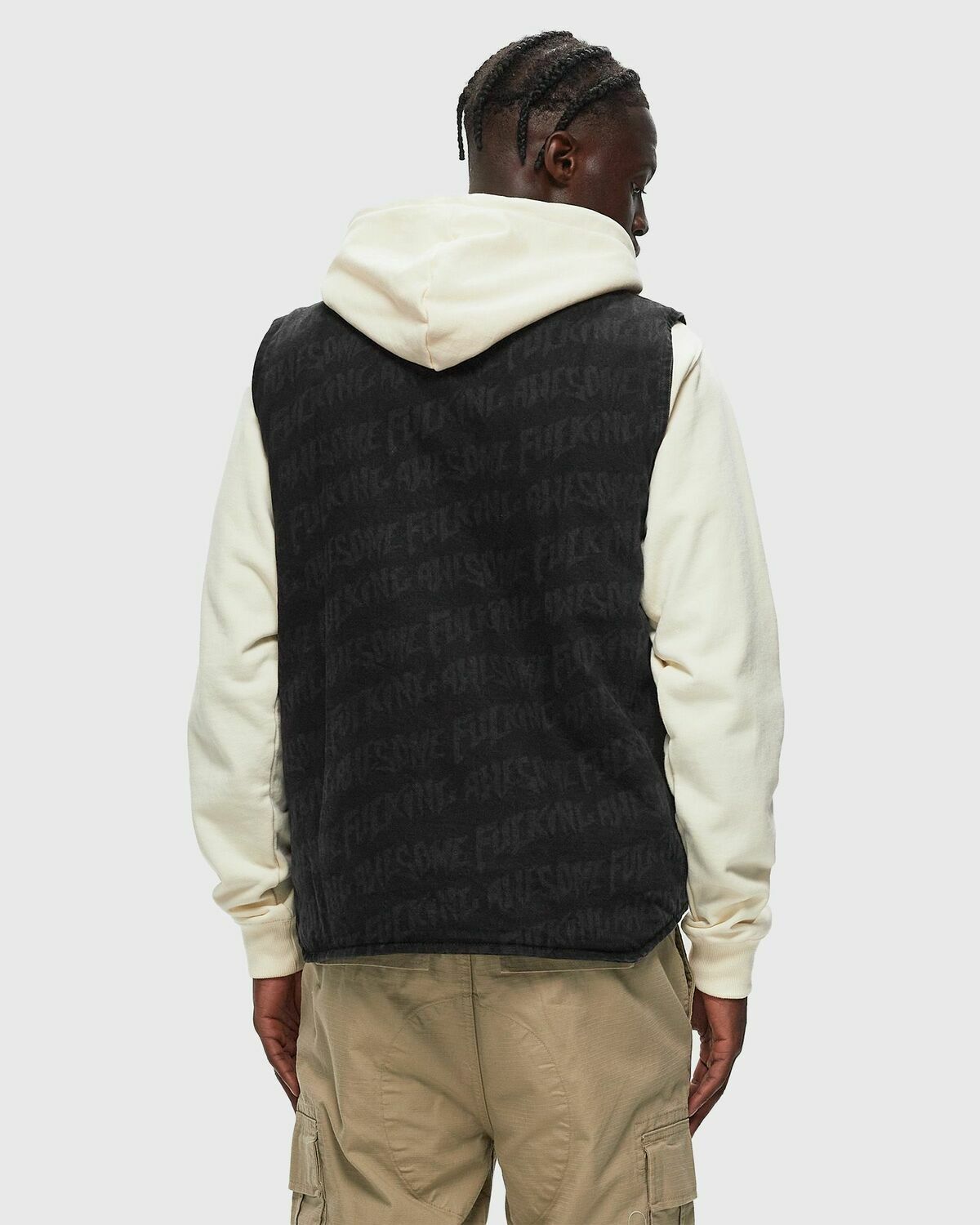 Fucking Awesome Stamp Denim Vest Black Vests