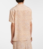 Chloé Floral silk bowling shirt