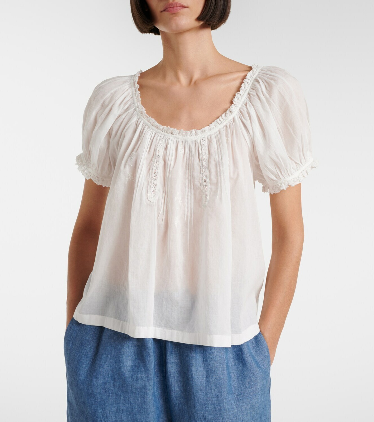 Dôen Frederica cotton voile top