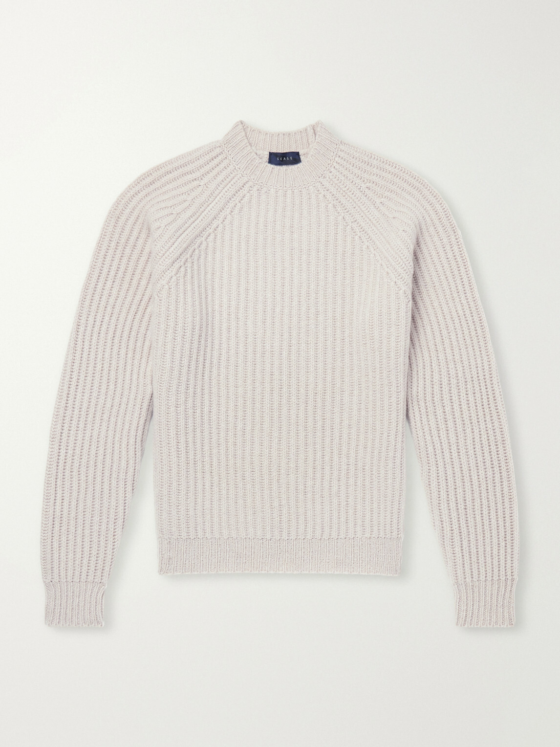SEASE - Ribbed Cashmere Sweater - Neutrals