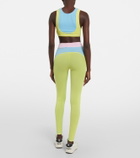 Palm Angels - Logo printed sports bra